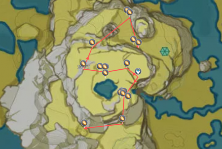原神石珀采集地点和路线（原神石珀位置分布图）