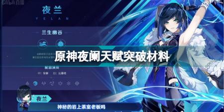 夜阑突破材料打哪个boss（原神夜阑突破材料攻略）