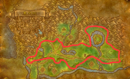 魔兽世界采矿1-375攻略路线图（wlk怀旧服矿石分布图）